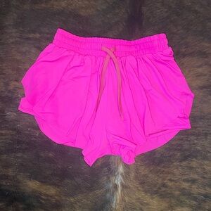 Hot Pink Athletic Shorts – Size Small – Flowy Running Shorts